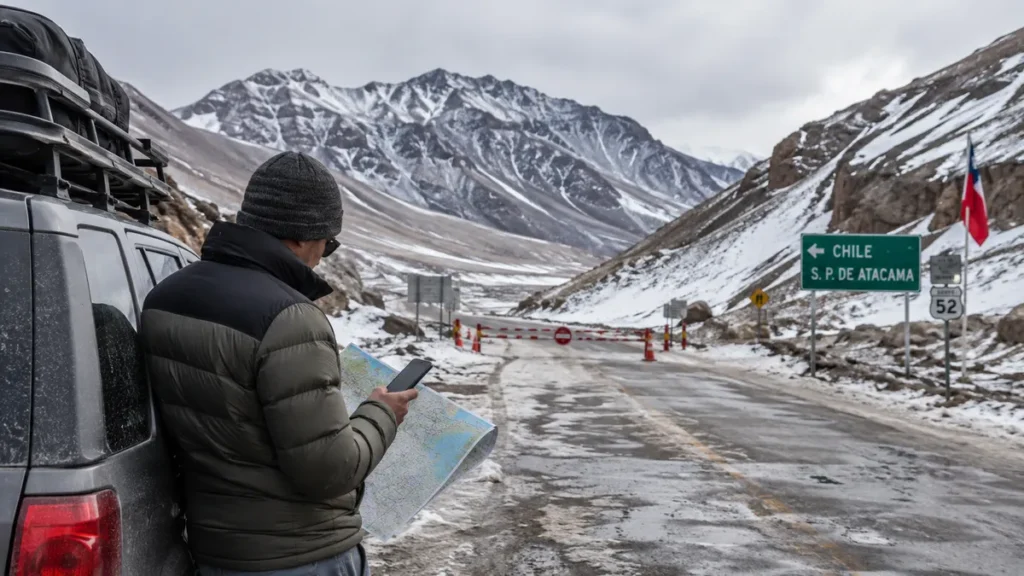 Paso de Jama cerrado: cuánto tarda cada alternativa para llegar a Chile