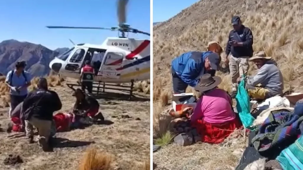 Rescate en Caspalá: asistieron a una mujer de 76 años tras 14 horas de caminata