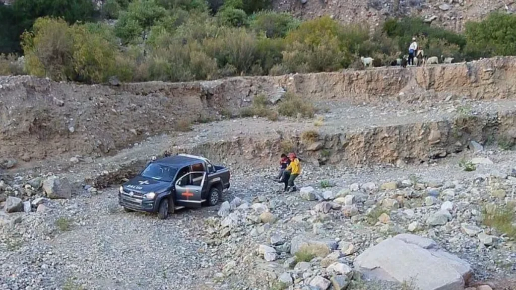 Rescate en Tilcara de un turista japonés tras desbarrancarse