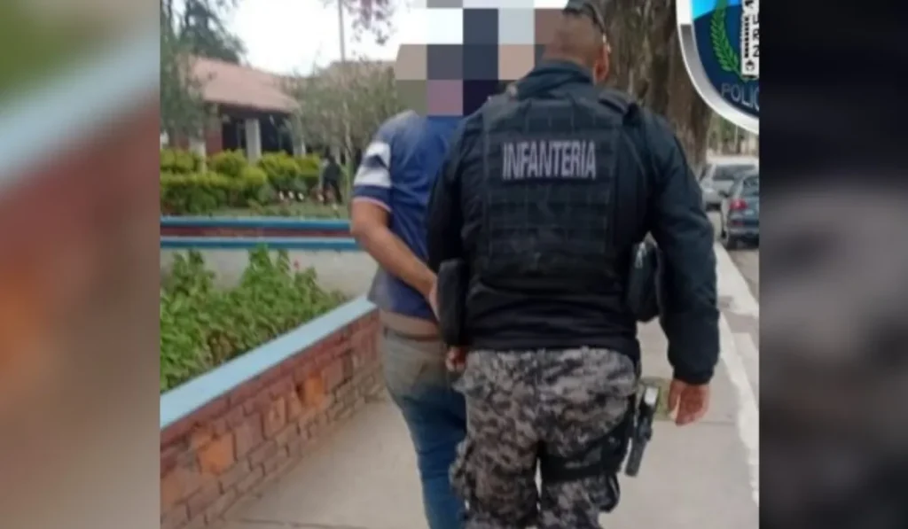 San Pedro: demoraron a un hombre con objetos robados envueltos en colchas