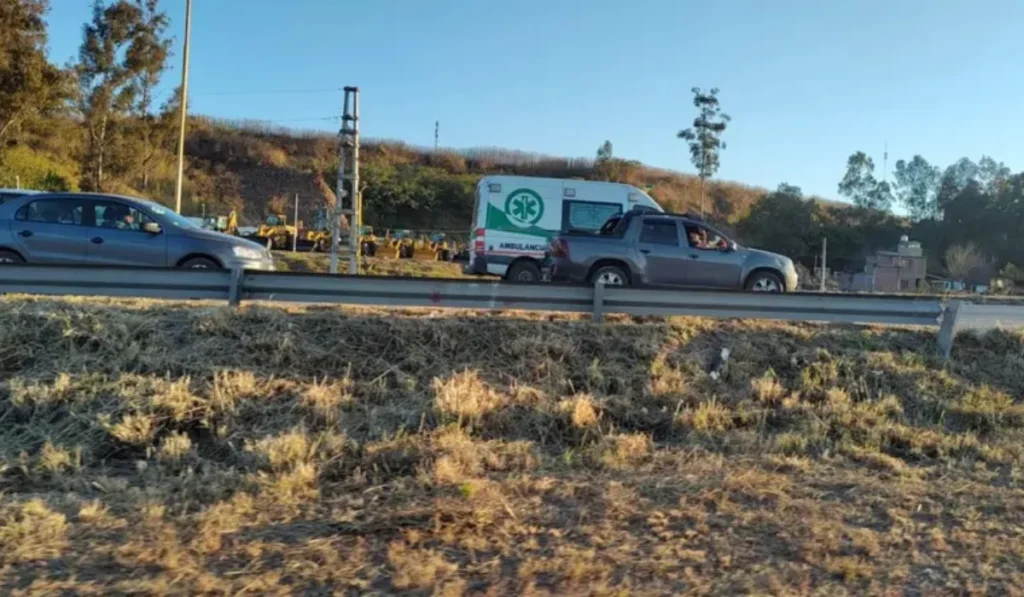 Turistas embestidos por motociclista alcoholizado en la Ruta 66