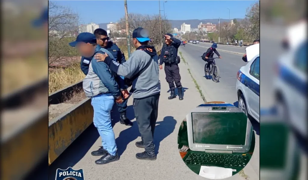 Un ticket de empeño reveló al ladrón de dólares y una netbook en la capital