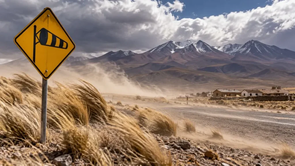 Alerta amarilla por viento Zonda este domingo en Jujuy: las zonas afectadas