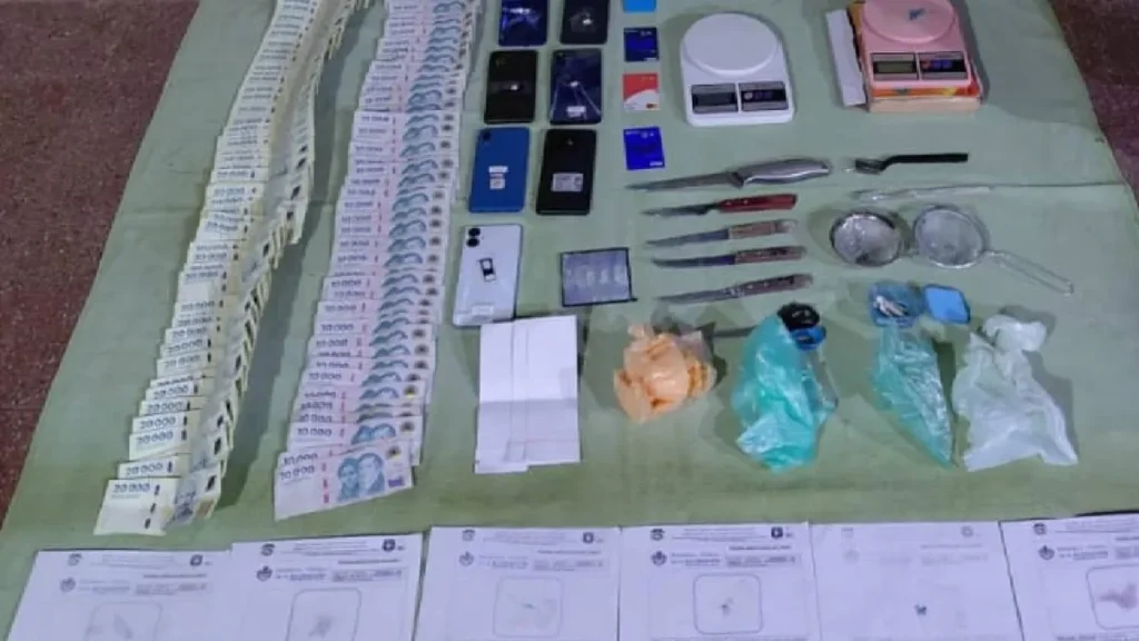 Cuatro detenidos con prisión preventiva tras allanamientos por narcomenudeo en Jujuy