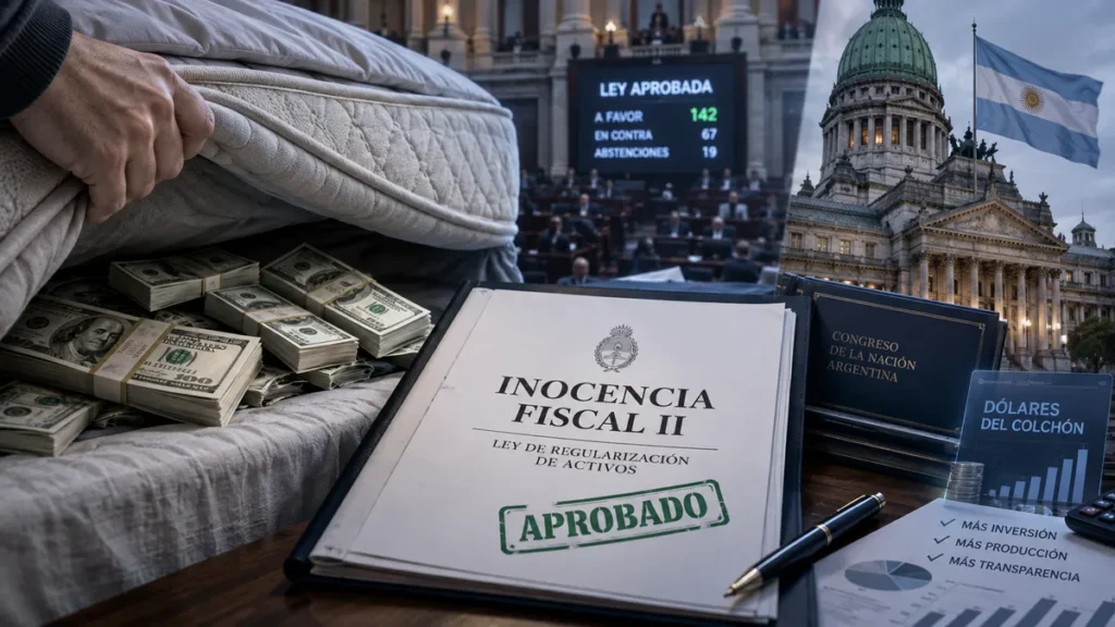 Inocencia Fiscal II ya es ley: cinco claves sobre los dólares del colchón