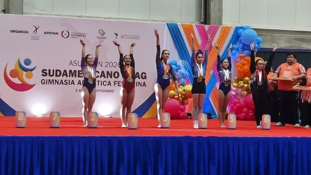 Luz Velazco en Paraguay: cuatro medallas para la gimnasia jujeña