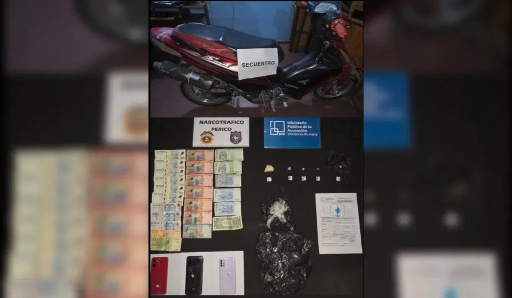 Operativos en Perico: detenido por narcomenudeo y seis vinculados por tenencia