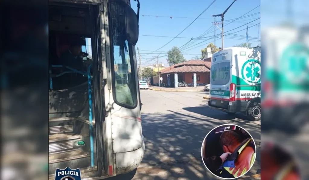 Paro cardíaco en Palpalá: policías reanimaron a un hombre de 75 años en un colectivo