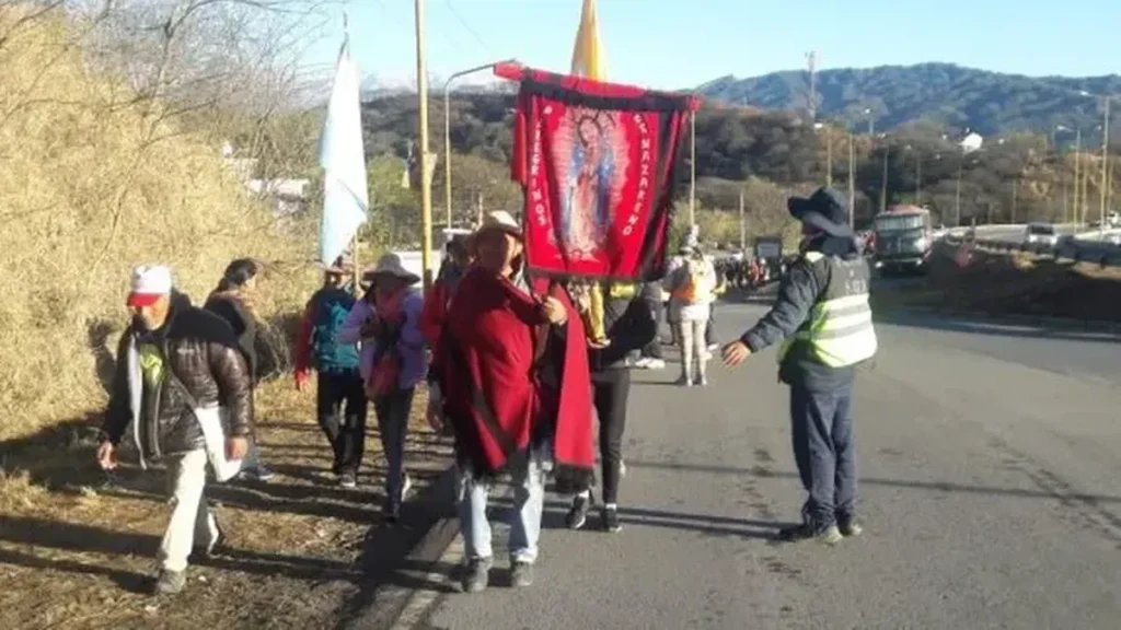 Recomiendan máxima precaución por peregrinos en la RN 34 a la altura de Yuto