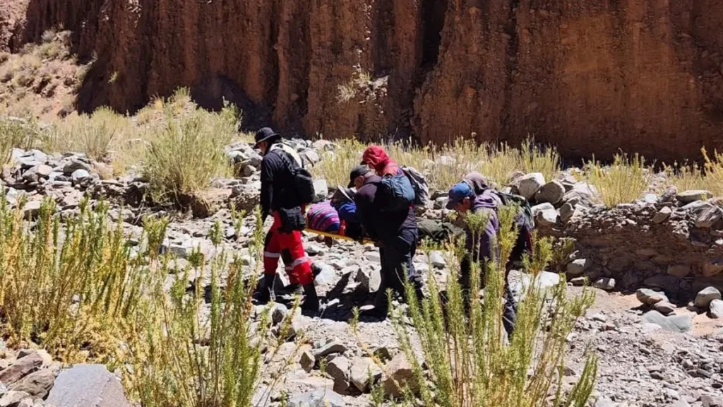 Rescate en Vallecito: asistieron a una mujer de 89 años tras una caída