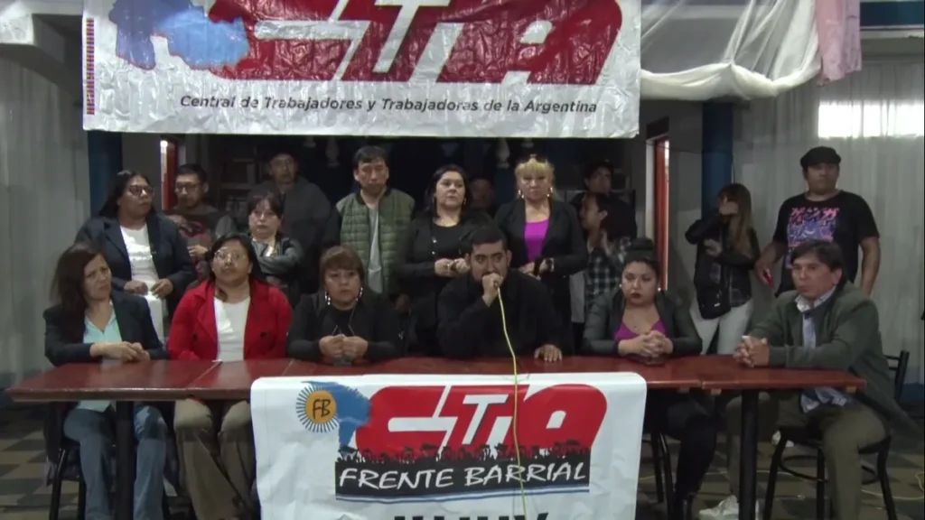 Santiago Hamud presentó la Lista 10 Celeste y Blanca para las elecciones en la CTA Jujuy