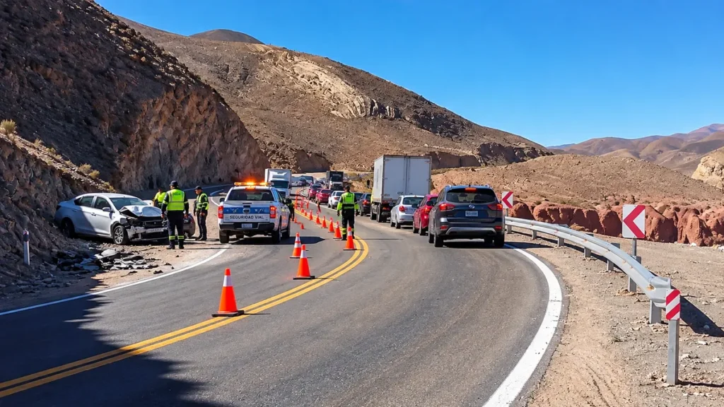 Accidente en Ruta 52: tránsito restringido en la Quebrada de Mal Paso