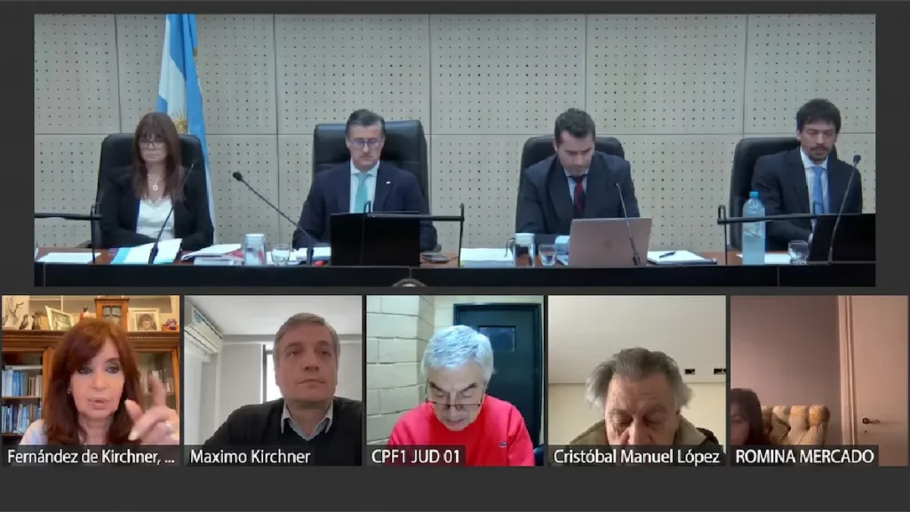 Cristina y Máximo Kirchner enfrentan el juicio por lavado de dinero de Hotesur y Los Sauces
