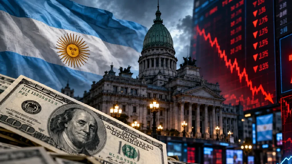 El riesgo país y el dólar oficial marcan nuevos récords en una jornada de incertidumbre