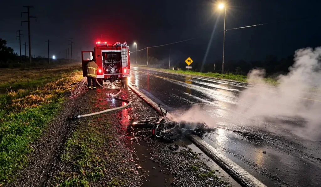 Investigan un choque fatal en la Ruta 34 entre un micro que iba a Jujuy y una moto