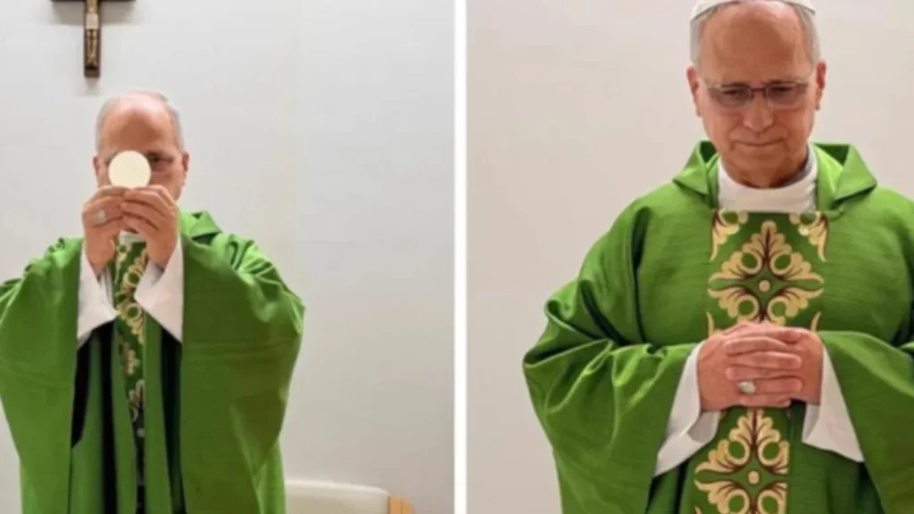 La salud del papa León XIV sigue en mejora constante y el Pontífice celebró una misa en el Gemelli